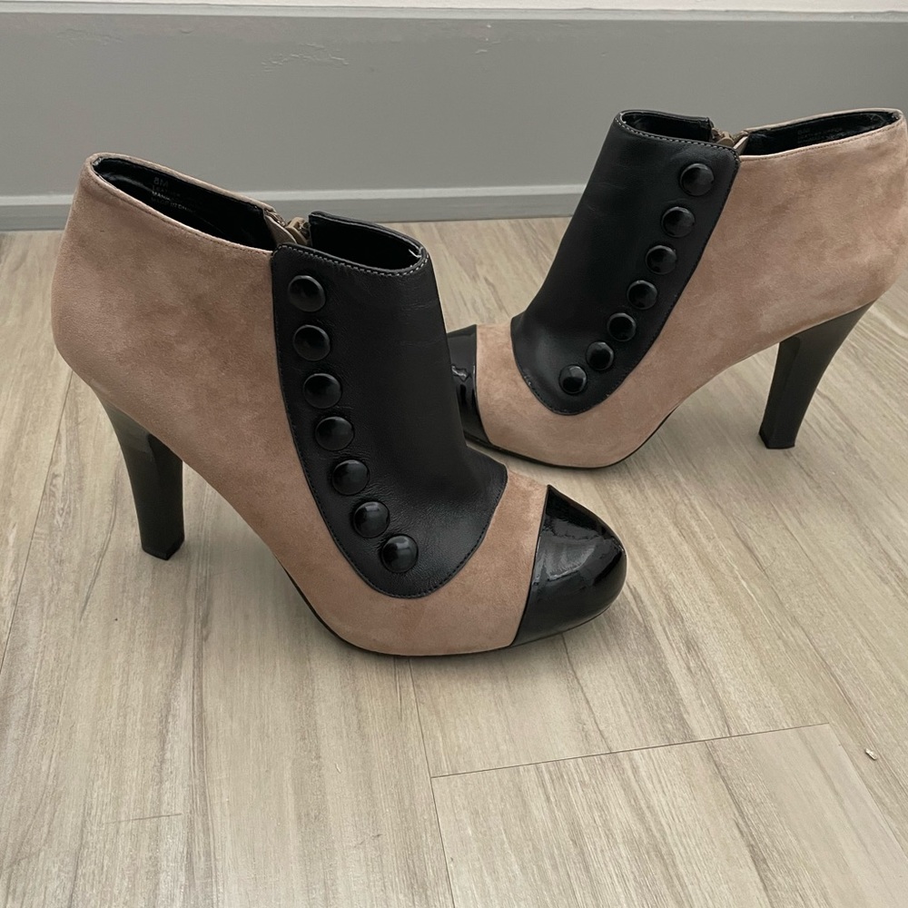 Gianni Bini Suede and leather Booties - Picture 7 of 7